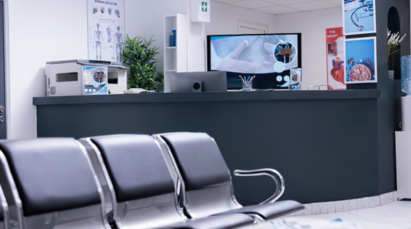 Hospital reception area